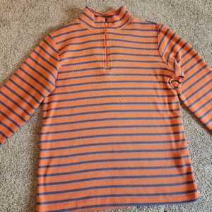 Preowned LL Bean‎ womens quarter zip pullover size medium